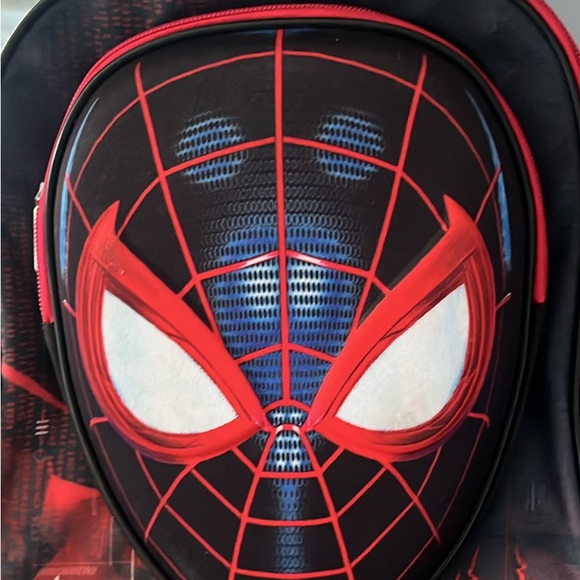 Spiderman Black and Red Kids Backpack - Picture 1 of 1